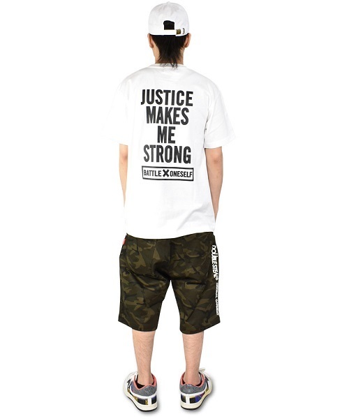 DOUBLE STEAL（ダブルスティール）の「STRONG LOGO Ｔシャツ（Tシャツ/カットソー・メンズ・ブラック/ホワイト・MEDIUM/LARGE/X-LARGE/XX-LARGE）」の11枚目の写真