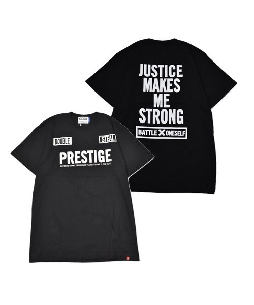 DOUBLE STEAL（ダブルスティール）の「STRONG LOGO Ｔシャツ（Tシャツ/カットソー・メンズ・ブラック/ホワイト・MEDIUM/LARGE/X-LARGE/XX-LARGE）」の22枚目の写真
