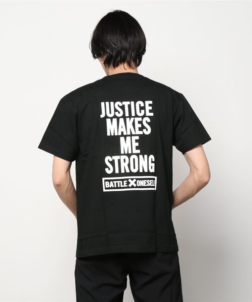 DOUBLE STEAL（ダブルスティール）の「STRONG LOGO Ｔシャツ（Tシャツ/カットソー・メンズ・ブラック/ホワイト・MEDIUM/LARGE/X-LARGE/XX-LARGE）」の16枚目の写真