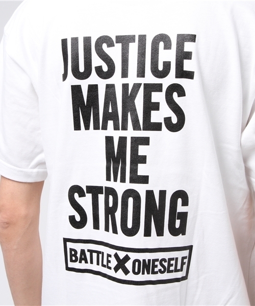 DOUBLE STEAL（ダブルスティール）の「STRONG LOGO Ｔシャツ（Tシャツ/カットソー・メンズ・ブラック/ホワイト・MEDIUM/LARGE/X-LARGE/XX-LARGE）」の20枚目の写真