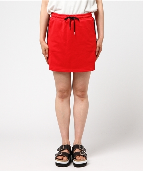 WEGO（ウィゴー）の「WEGO/サイドラインスリットジョグスカパン（スカート・レディース・サックスブルー/ライトピンク/ブラック/ホワイト/レッド/ブラック系その他・FREE）」の16枚目の写真