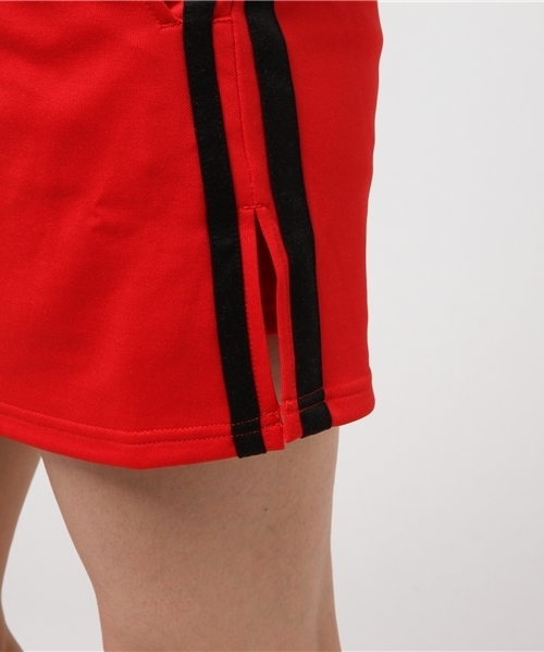 WEGO（ウィゴー）の「WEGO/サイドラインスリットジョグスカパン（スカート・レディース・サックスブルー/ライトピンク/ブラック/ホワイト/レッド/ブラック系その他・FREE）」の10枚目の写真