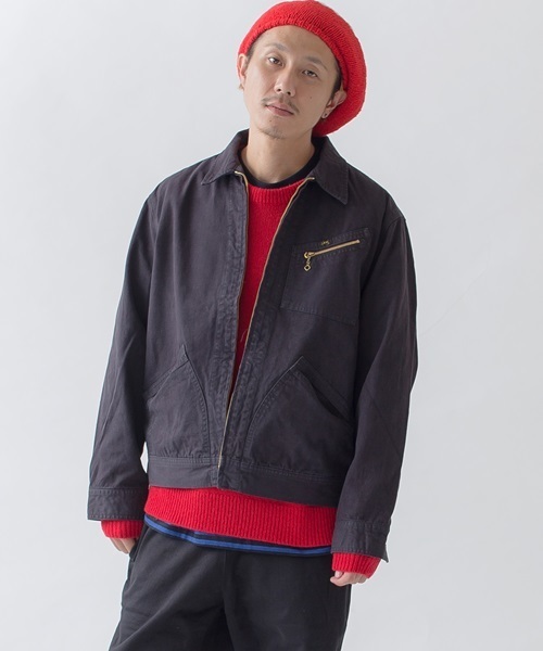 【初期USA製】POST O'ALLS LEE 91Bダックワークフルジップ 初期USA製】POST O´ALLS LEE 91Bダックワークフルジップ