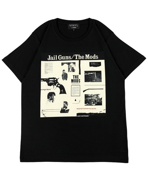 MEDICOM TOY(メディコムトイ)の「VINYL “THE MODS” TEE JAIL GUNS(Tシャツ/カットソー・メンズ・ホワイト/ブラック・LARGE/MEDIUM/SMALL/X-LARGE)」の2枚目の写真