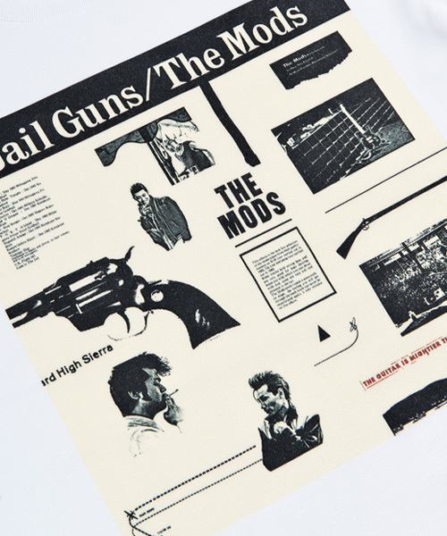MEDICOM TOY(メディコムトイ)の「VINYL “THE MODS” TEE JAIL GUNS(Tシャツ/カットソー・メンズ・ホワイト/ブラック・LARGE/MEDIUM/SMALL/X-LARGE)」の3枚目の写真