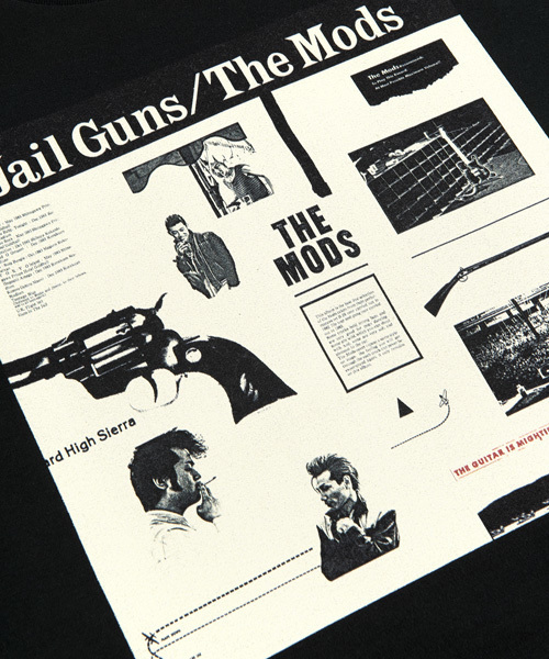 MEDICOM TOY(メディコムトイ)の「VINYL “THE MODS” TEE JAIL GUNS(Tシャツ/カットソー・メンズ・ホワイト/ブラック・LARGE/MEDIUM/SMALL/X-LARGE)」の5枚目の写真