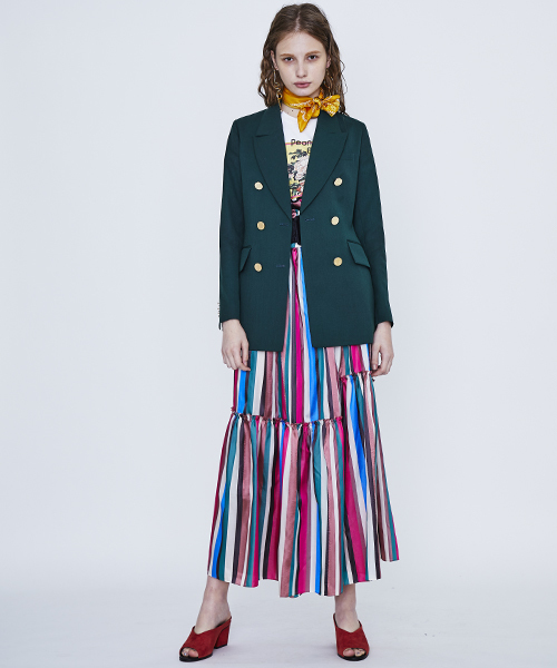 UNITED TOKYO（ユナイテッドトウキョウ）の「ホクサイフラワープリントTシャツ（Tシャツ/カットソー・レディース・ホワイト/ブラック・1）」の6枚目の写真