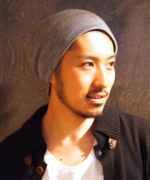 BEAMS（ビームス）の「□【WEB限定】 BEAMS / BASIC トリコロールワッチキャップ（ニットキャップ/ビーニー・メンズ・ブラック/チャコールグレー/オリーブ/ブルー/パープル/ワイン/ブラウン・FREE）」の3枚目の写真