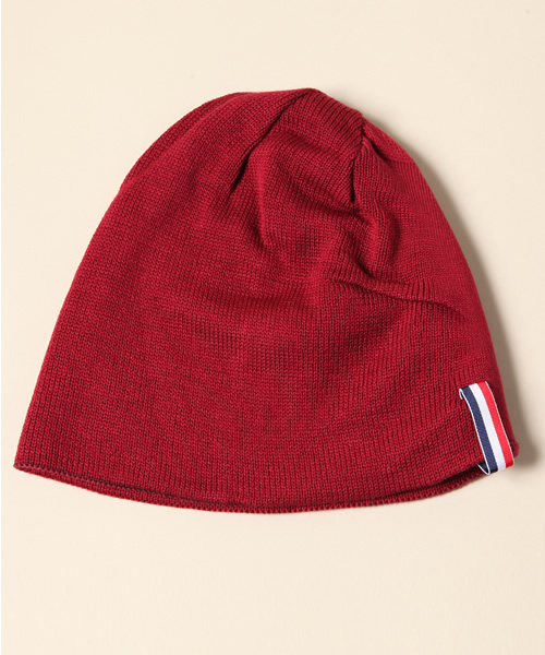 BEAMS（ビームス）の「□【WEB限定】 BEAMS / BASIC トリコロールワッチキャップ（ニットキャップ/ビーニー・メンズ・ブラック/チャコールグレー/オリーブ/ブルー/パープル/ワイン/ブラウン・FREE）」の13枚目の写真