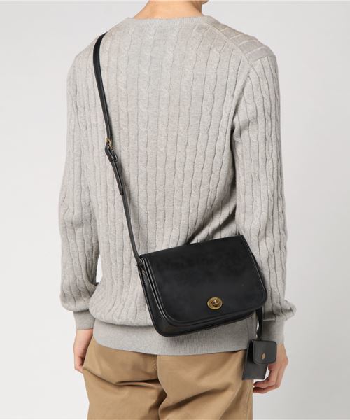 WEGO（ウィゴー）の「WEGO/フラップレトロショルダーバッグ（ショルダーバッグ・メンズ・ブラック/ブラウン/その他1・FREE）」の14枚目の写真