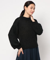 earth music&ecology | ・ブークレラメニットプルオーバー(ニット/セーター)