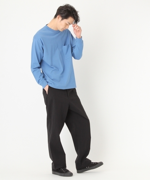 niko and...（ニコアンド）の「Nストレッチナイロンワイドパンツ【niko and ...】（その他パンツ・メンズ・ブルー/ブラック/ベージュ/カーキ・MEDIUM/SMALL/LARGE）」の10枚目の写真