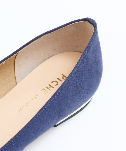 PICHE ABAHOUSE(ピシェ アバハウス)の「【WEB別注】リボンフラットパンプス(パンプス・レディース・その他/ピンク/ベージュ/ネイビー・35/36/37/38/39)」の11枚目の写真