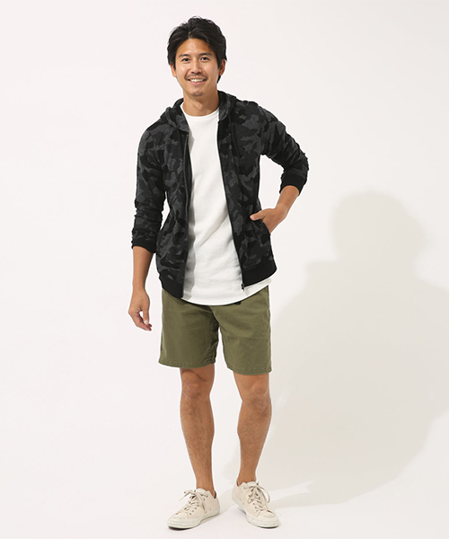 AZUL by moussy（アズールバイマウジー）の「カモパイルZIPパーカー（パーカー・メンズ・ダークネイビー/ブラック系その他・LARGE/MEDIUM/SMALL）」の16枚目の写真