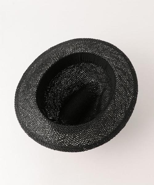GRILLO（グリーロ）の「＜GRILLO＞ PAPER HAT/ハット о（ハット・メンズ・ブラック/ベージュ・FREE）」の3枚目の写真