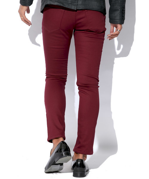 LUXSTYLE(ラグスタイル)の「裏シャギー ボンディング ストレッチ スキニーパンツ(その他パンツ・メンズ・ホワイト/ブラック/ベージュ/ネイビー/ワイン/カーキ/チャコール・S/M/L/XL)」の9枚目の写真