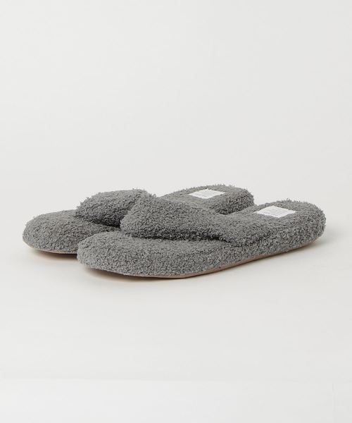 sarasa design(サラサデザイン)の「b2c パイルトングスリッパ 抗菌・防臭 Re New(ルームシューズ/スリッパ・レディース・チャコールグレー/ライトグレー/ブラック/インディゴブルー・S/M/L)」の8枚目の写真