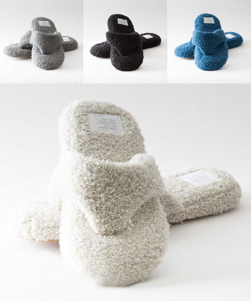sarasa design(サラサデザイン)の「b2c パイルトングスリッパ 抗菌・防臭 Re New(ルームシューズ/スリッパ・レディース・チャコールグレー/ライトグレー/ブラック/インディゴブルー・S/M/L)」の14枚目の写真
