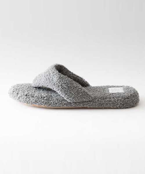 sarasa design(サラサデザイン)の「b2c パイルトングスリッパ 抗菌・防臭 Re New(ルームシューズ/スリッパ・レディース・チャコールグレー/ライトグレー/ブラック/インディゴブルー・S/M/L)」の20枚目の写真