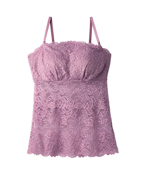 Lingerie by GeeRA（ランジェリーバイジーラ）の「スカラップレースカップ付ベアトップ（その他アンダーウェア/インナー・レディース・ブラック/オフホワイト/ネイビー/ピンク・X-LARGE/SMALL/LARGE/MEDIUM）」の5枚目の写真