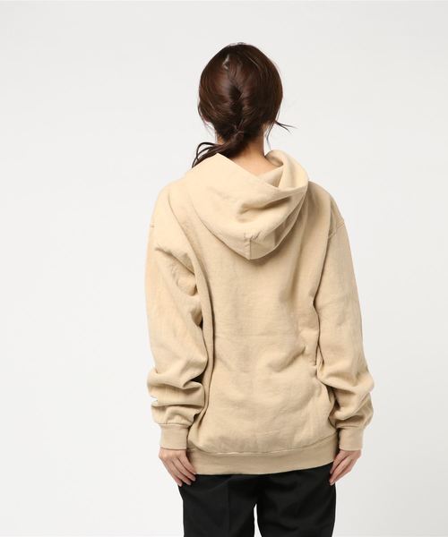 JERZEES(ジャージーズ)の「【Ir】【JERZEES】後染P/Oパーカー(パーカー・レディース・ベージュ/パープル/ピンク/イエロー/ブルー/グリーン・MEDIUM/LARGE/X-LARGE)」の8枚目の写真