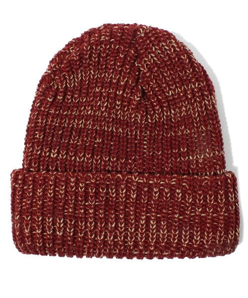 ROSE BUD(ローズバッド)の「(NY HAT) 4710 MARL LBJ (ニットキャップ/ビーニー・レディース・ブラック/バーガンディー/オリーブ・ONE SIZE)」の1枚目の写真