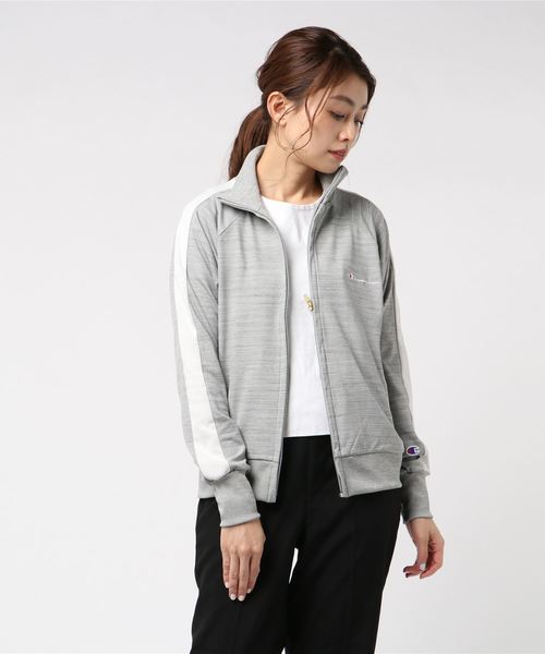 Champion(チャンピオン)の「【Champion/チャンピオン】レディース アクティブスタイル フルジップジャケット(その他アウター・レディース・ホワイト/ブラック/ダークグリーン/ネイビー/グレー・MEDIUM/LARGE)」の3枚目の写真