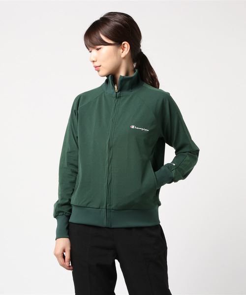Champion(チャンピオン)の「【Champion/チャンピオン】レディース アクティブスタイル フルジップジャケット(その他アウター・レディース・ホワイト/ブラック/ダークグリーン/ネイビー/グレー・MEDIUM/LARGE)」の4枚目の写真