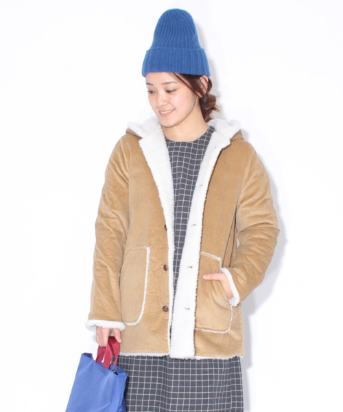 BEAMS BOY / コーデュロイ ボアコート BEAMS BOY / コーデュロイ 