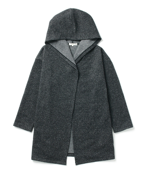 grove（グローブ）の「3点セット!アウター&キャミワンピース&プルオーバーセット（アンサンブル・レディース・ブラック/ダークブラウン・03/02）」の6枚目の写真