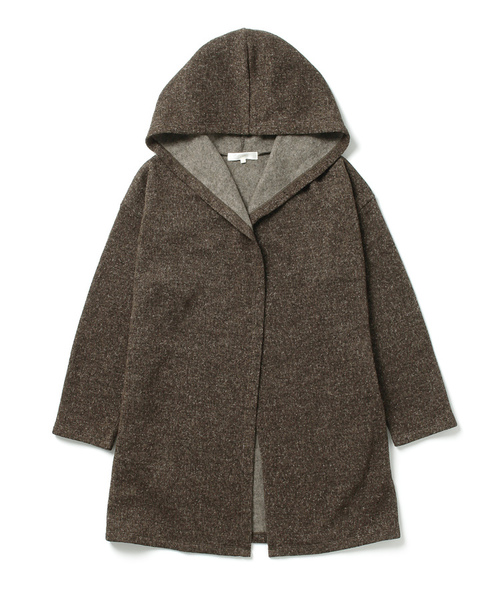 grove（グローブ）の「3点セット!アウター&キャミワンピース&プルオーバーセット（アンサンブル・レディース・ブラック/ダークブラウン・03/02）」の11枚目の写真