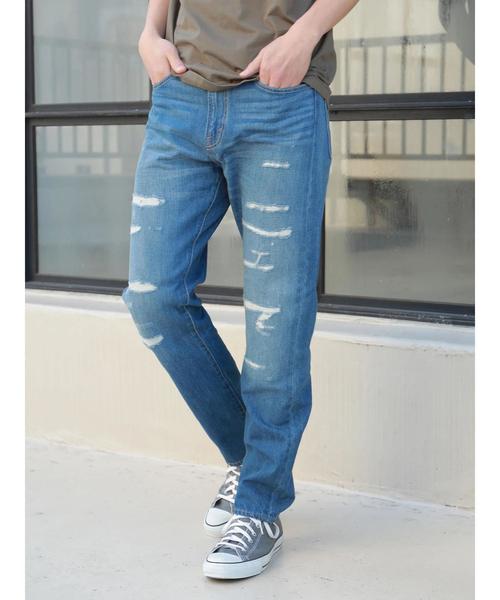 CRAFT STANDARD BOUTIQUE（クラフトスタンダードブティック）の「ストレ-トデニムリメイクパンツ ☆○（デニムパンツ・メンズ・ブルー系その他・S/M/L）」の18枚目の写真