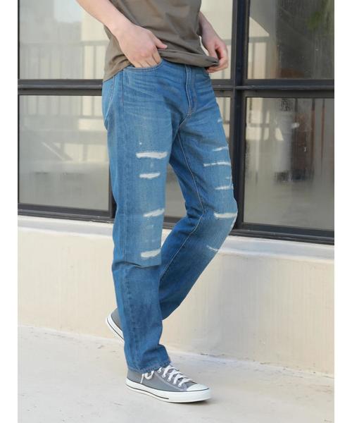 CRAFT STANDARD BOUTIQUE（クラフトスタンダードブティック）の「ストレ-トデニムリメイクパンツ ☆○（デニムパンツ・メンズ・ブルー系その他・S/M/L）」の17枚目の写真