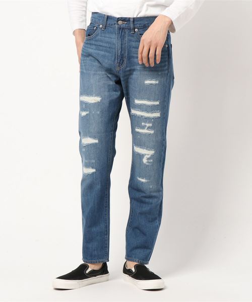 CRAFT STANDARD BOUTIQUE（クラフトスタンダードブティック）の「ストレ-トデニムリメイクパンツ ☆○（デニムパンツ・メンズ・ブルー系その他・S/M/L）」の5枚目の写真