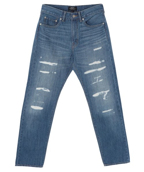 CRAFT STANDARD BOUTIQUE（クラフトスタンダードブティック）の「ストレ-トデニムリメイクパンツ ☆○（デニムパンツ・メンズ・ブルー系その他・S/M/L）」の2枚目の写真