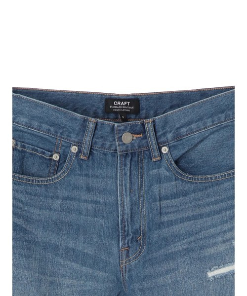 CRAFT STANDARD BOUTIQUE（クラフトスタンダードブティック）の「ストレ-トデニムリメイクパンツ ☆○（デニムパンツ・メンズ・ブルー系その他・S/M/L）」の8枚目の写真