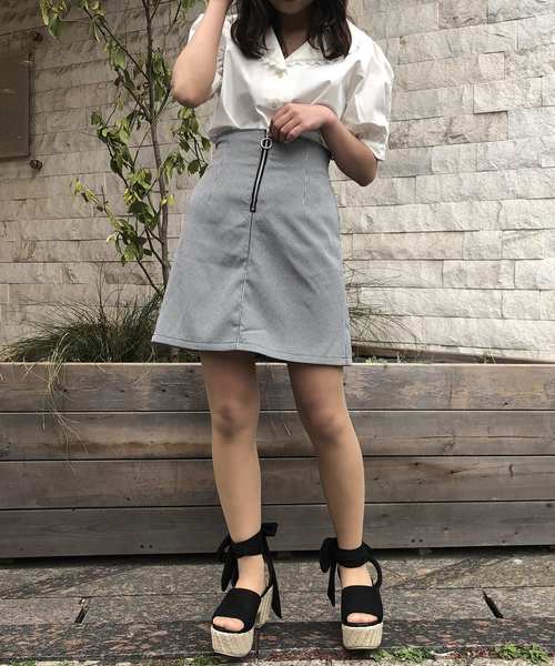 one after another NICE CLAUP(ワンアフターアナザーナイスクラップ)の「ハートレース ブラウス(シャツ/ブラウス・レディース・ブラック/ベージュ/オフホワイト・FREE)」の22枚目の写真