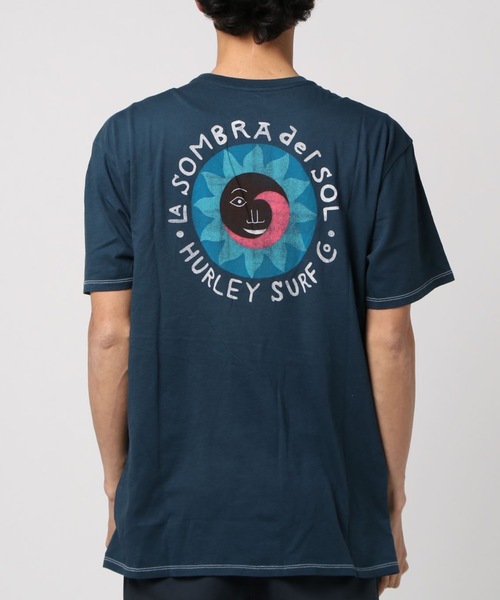 Hurley （ハーレー）の「M HRLY LTWT SOMBRA TEE SS / バックプリントTシャツ / ユニセックス（Tシャツ/カットソー・メンズ・アイボリー/ネイビー・SMALL/MEDIUM/LARGE）」の2枚目の写真