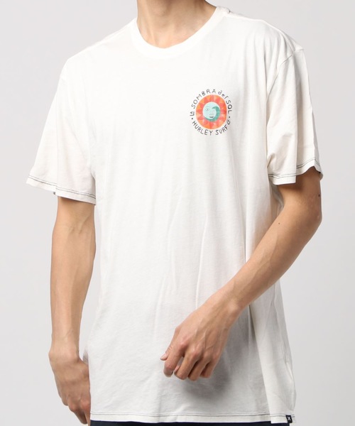 Hurley （ハーレー）の「M HRLY LTWT SOMBRA TEE SS / バックプリントTシャツ / ユニセックス（Tシャツ/カットソー・メンズ・アイボリー/ネイビー・SMALL/MEDIUM/LARGE）」の5枚目の写真