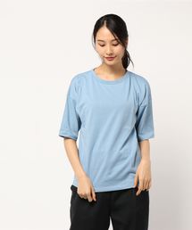 花粉ほこり・UVブロックボックスシルエット半袖Tシャツ