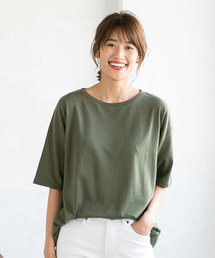 花粉ほこり・UVブロックボックスシルエット半袖Tシャツ