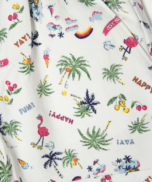 GLOBAL WORK（グローバルワーク）の「【キッズ】プリントコンパクトショートパンツ/825980（その他パンツ・キッズ・ホワイト/ブラック/ネイビー・SMALL/MEDIUM/LARGE/X-LARGE/XX-LARGE）」の8枚目の写真