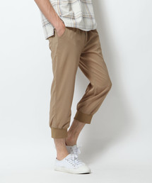 【ZIP FIVE】ポリストレッチクロップドジョガーパンツ