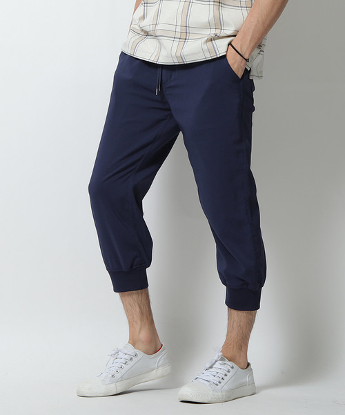 ZIP FIVE（ジップファイブ）の「【ZIP FIVE】ポリストレッチクロップドジョガーパンツ（その他パンツ・メンズ・ブラック/ベージュ/ネイビー・SMALL/MEDIUM/LARGE/X-LARGE）」の3枚目の写真