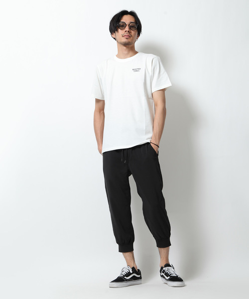 ZIP FIVE（ジップファイブ）の「【ZIP FIVE】ポリストレッチクロップドジョガーパンツ（その他パンツ・メンズ・ブラック/ベージュ/ネイビー・SMALL/MEDIUM/LARGE/X-LARGE）」の4枚目の写真