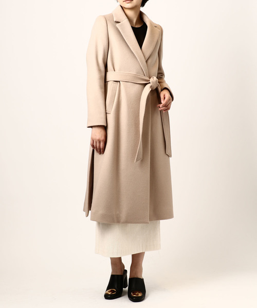 NINE（ナイン）の「ウールロングチェスターコート（チェスターコート