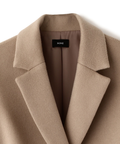 NINE（ナイン）の「ウールロングチェスターコート（チェスターコート