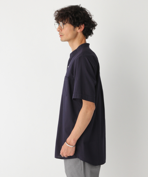 GLOBAL WORK（グローバルワーク）の「パナマバンドカラーシャツ/840002（シャツ/ブラウス・メンズ・ライトグリーン/ホワイト/ネイビー/その他1/ベージュ・MEDIUM/SMALL/X-LARGE/LARGE）」の18枚目の写真