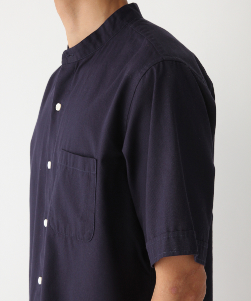 GLOBAL WORK（グローバルワーク）の「パナマバンドカラーシャツ/840002（シャツ/ブラウス・メンズ・ライトグリーン/ホワイト/ネイビー/その他1/ベージュ・MEDIUM/SMALL/X-LARGE/LARGE）」の21枚目の写真