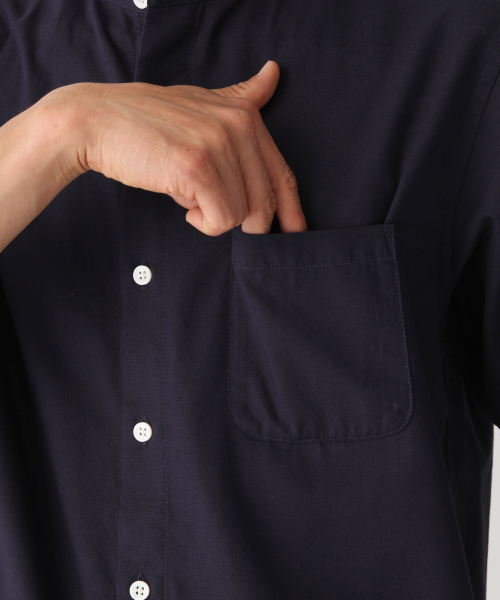 GLOBAL WORK（グローバルワーク）の「パナマバンドカラーシャツ/840002（シャツ/ブラウス・メンズ・ライトグリーン/ホワイト/ネイビー/その他1/ベージュ・MEDIUM/SMALL/X-LARGE/LARGE）」の22枚目の写真